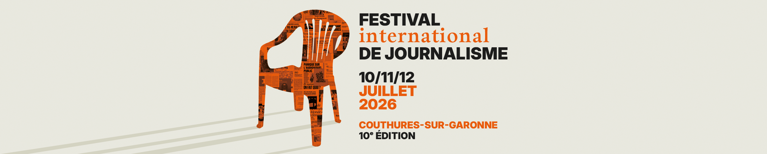 Affiche Festival International de Journalisme